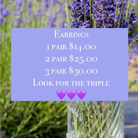 💜💜💜 3/$30 Peace & Love Forever ☮️ Silver Peace Sign Dangle Earrings E56 - Picture 3 of 3